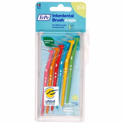 Brossettes interdentaires - TePe - Angle - Multi-tailles 0.4 à 0.8mm - 1 blister de 6 - ISO 0 à 5