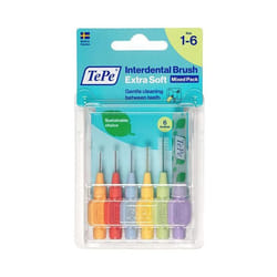 TePe Brossette Interdentaire Extra Souple Eco-Responsable Assortiment ISO 1-6 6 brossettes