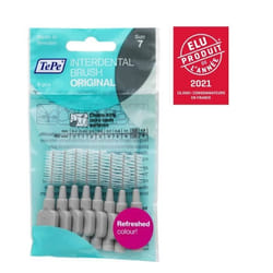 Brossettes interdentaires - TePe - Originales - 1.3mm ISO 7 - 8 unités - Gris
