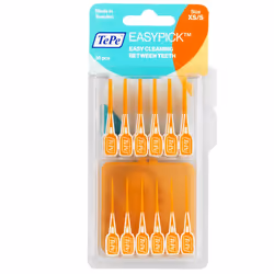 Brosse à dents interdentaires - TEPE - EasyPick XS/S - Couleur orange - Mixte - 6 unités