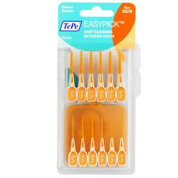 Brosse à dents interdentaires - TEPE - EasyPick XS/S - Couleur orange - Mixte - 6 unités