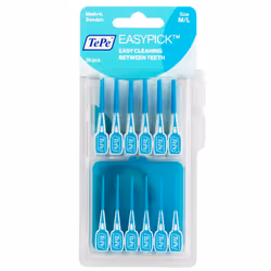 Fil dentaire TEPE EasyPick M/L - Nettoyage efficace entre les dents - Pour adultes