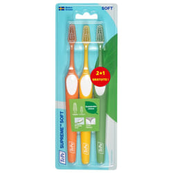TePe Supreme Brosse à Dents Souple Lot de 2 + 1 Offerte