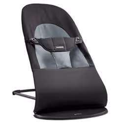 BabyBjorn Transat Balance Soft, Pliable, Noir, Gris