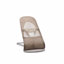 Transat Balance Soft - BABYBJORN - Cadre gris clair - Pour bébé - Balancement doux