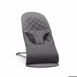 BabyBjörn Transat Bliss - Tissé Classic quilt - Antracite - Ergonomique - Ajustable - Pliable