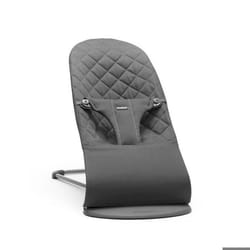 BabyBjörn Transat Bliss - Tissé Classic quilt - Antracite - Ergonomique - Ajustable - Pliable