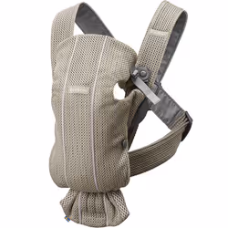 BabyBjorn 021002, Porte-bébé souple, Garçon/Fille, 4,5 kg, Gris, Coton, Elastane, Tissu, Polyester