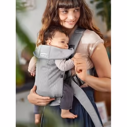 Childhome BB021018 porte bébé Sac à dos porte-bébé Coton, Elastane, Polyester Gris - Vue supplémentaire 4