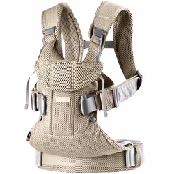BabyBjorn 098002, Porte-bébé souple, Garçon/Fille, 15 kg, Sable, Coton, Polyester