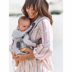 BabyBjorn 098004 Porte-bébé souple Coton, Polyester Argent