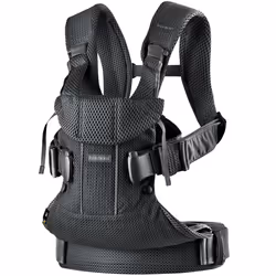 BabyBjorn 098025, Porte-bébé souple, Garçon/Fille, 15 kg, Noir, Coton, Polyester