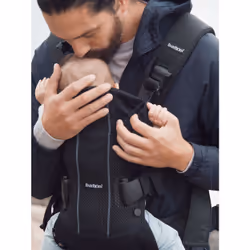 BabyBjorn 098025 Porte-bébé souple Coton, Polyester Noir