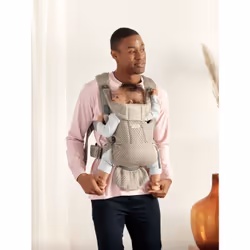 Childhome Move Sac à dos porte-bébé Polyester Beige, Gris