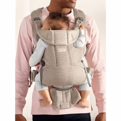 Childhome Move Sac à dos porte-bébé Polyester Beige, Gris - Vue supplémentaire 7