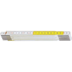 Mètre pliant hêtre 2m jaune-blanc HULTAFORS 1 PCS