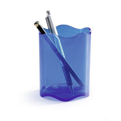 Durable 1701235540 porte crayons et stylos Bleu, Translucide