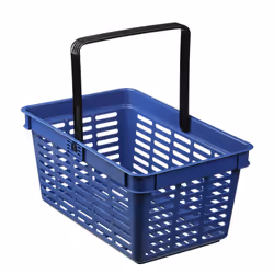 Durable Shopping Basket Bleu Panier à commission