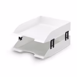Durable 1701672010 bac de rangement de bureau Plastique Blanc