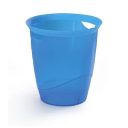 corbeille à papier TREND 16litres bleu transl…