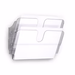 Durable FLEXIPLUS Présentoir à livres 2 étagères Transparent