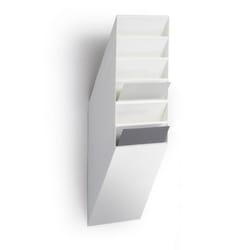 Durable FLEXIBOXX Présentoir à livres 6 étagères Blanc