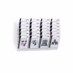 Durable FLEXIBOXX Présentoir à livres 6 étagères Transparent