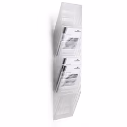 Durable FLEXIBOXX Présentoir à livres 12 étagères Transparent