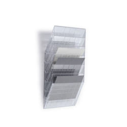 Durable FLEXIBOXX Présentoir à livres 6 étagères Transparent
