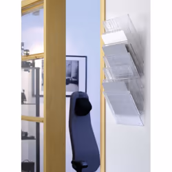 Durable FLEXIBOXX Présentoir à livres 6 étagères Transparent