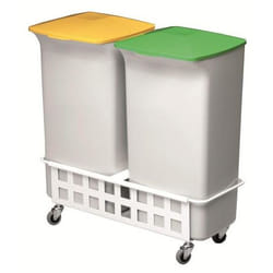 Durable DB81605 40 L Rectangulaire Plastique Vert, Gris, Jaune