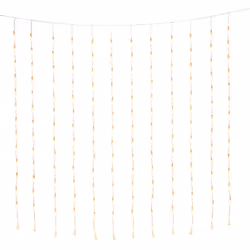 Konstsmide Curtain, Guirlande lumineuse décorative, Transparent, Plastique, Universel, IP44, 400 lampe(s)