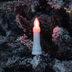 Konstsmide 1157-500, Guirlande lumineuse décorative, Blanc, Plastique, Polyvinyl chloride (PVC), IP44, Bougie, Vert