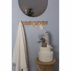 Konstsmide Metal Ball Light Set Guirlande lumineuse décorative Argent 10 lampe(s) LED