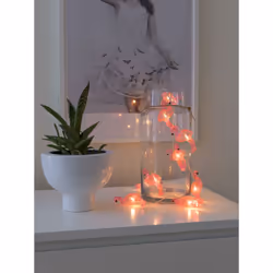 Konstsmide 3132-343 lumière décorative Guirlande lumineuse décorative Rose 10 lampe(s) LED 0,64 W