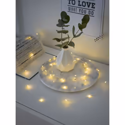 Konstsmide 1461-890 lumière décorative Guirlande lumineuse décorative Argent 40 lampe(s) LED 0,8 W