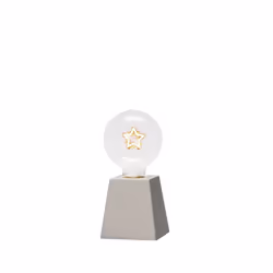 Konstsmide Wooden Decoration, Figurine lumineuse décorative, Blanc, Bois, Universel, IP20, 6 h