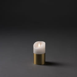 Konstsmide 1820-600 bougie électrique LED Laiton, Blanc