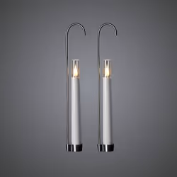 Konstsmide 1870-230, Figurine lumineuse décorative, Blanc, Métal, Plastique, IP20, 2 h, 8 h
