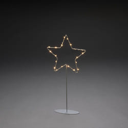 Konstsmide 1218-993 lumière décorative Figurine lumineuse décorative Argent 20 lampe(s) LED 1,28 W