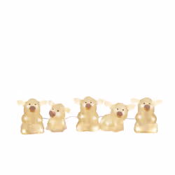 Konstsmide 6232-103, Figurine lumineuse décorative, Transparent, Plastique, IP44, 40 lampe(s), LED