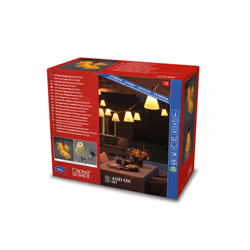 Konstsmide 2334-830 lumière décorative Guirlande lumineuse décorative Noir, Jaune 10 lampe(s) LED 3,4 W G