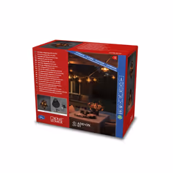 Konstsmide 2334-870 lumière décorative Guirlande lumineuse décorative Noir 10 lampe(s) LED 3,4 W G