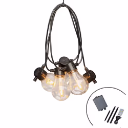 Konstsmide 2341-800SP lumière décorative Guirlande lumineuse décorative Noir 10 lampe(s) LED 4,2 W