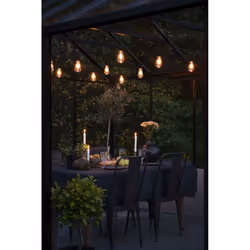 Konstsmide 2351-800EE lumière décorative Guirlande lumineuse décorative Noir 10 lampe(s) LED 7 W