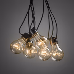 Konstsmide 2378-800, Guirlande, Plastique, Noir, 0,45 m