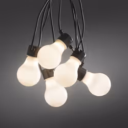 Konstsmide 2388-120CH, Guirlande lumineuse décorative, Noir, Plastique, Ambiance, IP20, CE