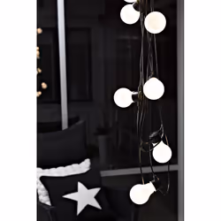 Konstsmide 2388-120CH lumière décorative Guirlande lumineuse décorative Noir 10 lampe(s) LED 4,8 W