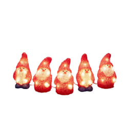 Konstsmide Santa Figurine lumineuse décorative Rouge, Transparent 40 lampe(s) LED 3,6 W G