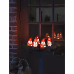Konstsmide Santa Figurine lumineuse décorative Rouge, Transparent 40 lampe(s) LED 3,6 W G